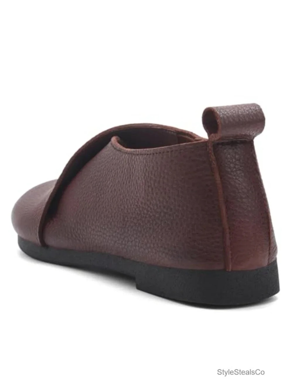 Women's Retro Soft Leather Loafers Fashionable Non Slip Genuine Leather